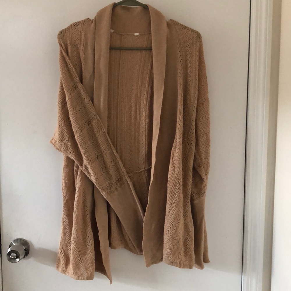 Beige light cardigan
